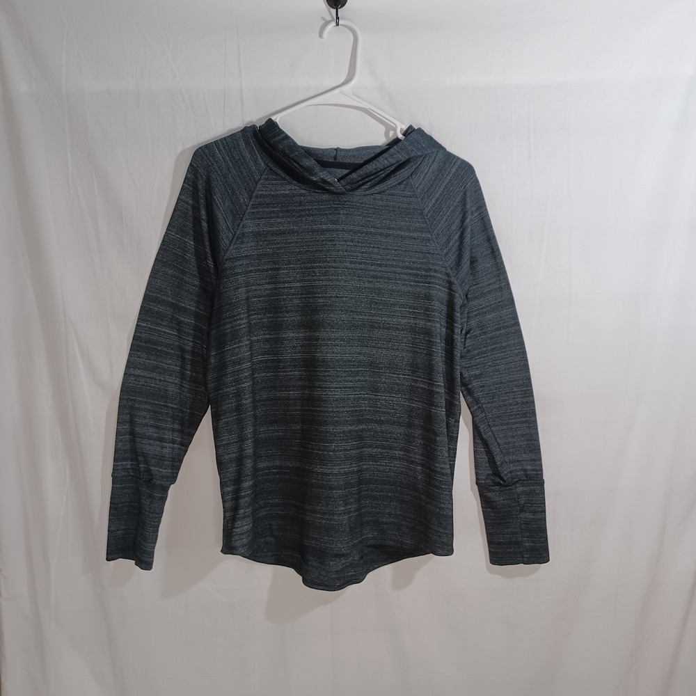 Women's Apana Activewear Long Sleeve Black Hoodie Size Medium - Picture 3 of 9